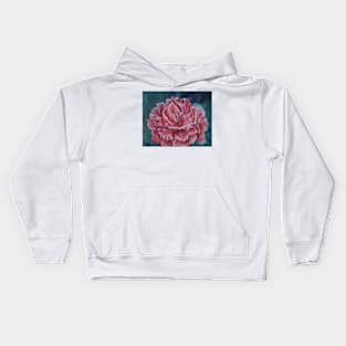 Glorious Red Peony Kids Hoodie